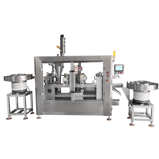 coffee capsule filling and sealing machine